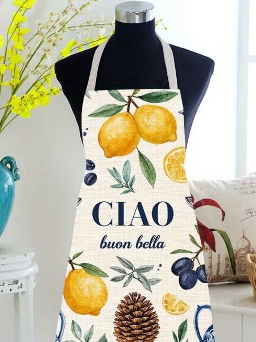 Italian Bion Lemon Apron - Picture 1 of 4